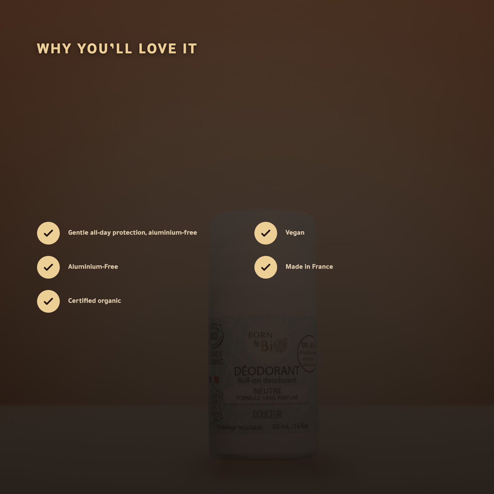 Organic Fragrance-Free Deodorant – Made in Vichy, France | Born to Bio Vichy – slide 3