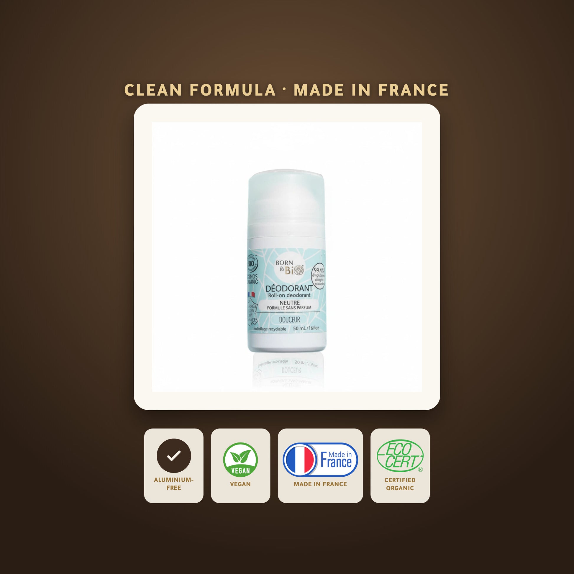 Organic Fragrance-Free Deodorant – Made in Vichy, France | Born to Bio Vichy – slide 7