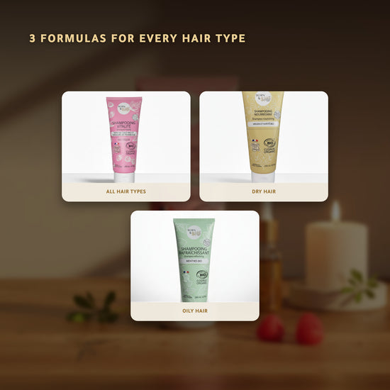 Organic Coconut & Raspberry Vinegar Shampoo for All Hair Types – Certified Organic | Born to Bio Vichy – slide 2