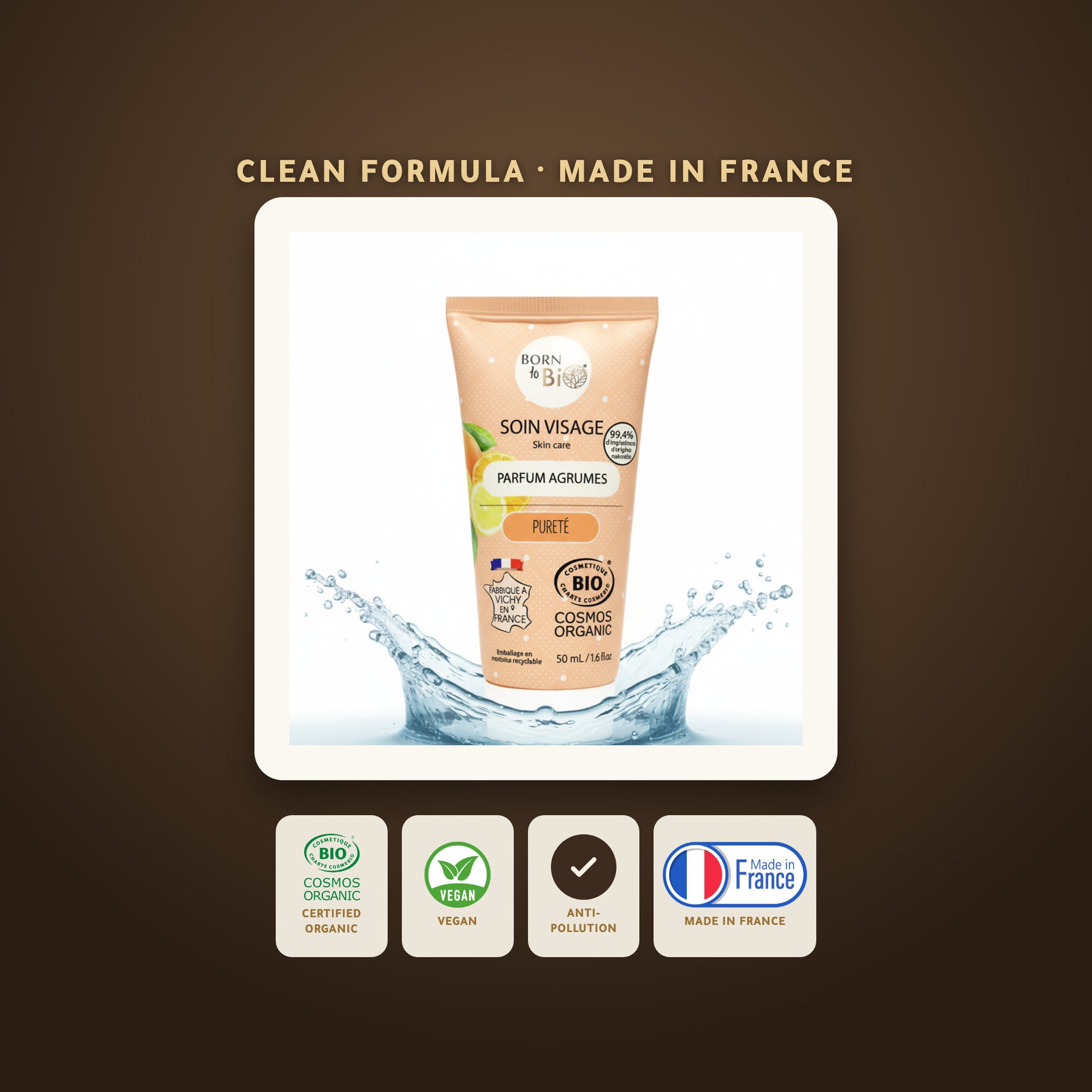 Organic Purity Face Cream – Made in Vichy, France | Born to Bio Vichy – slide 6