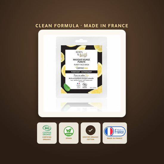 Organic Purity Cotton Face Mask – Made in Vichy, France | Born to Bio Vichy – slide 6