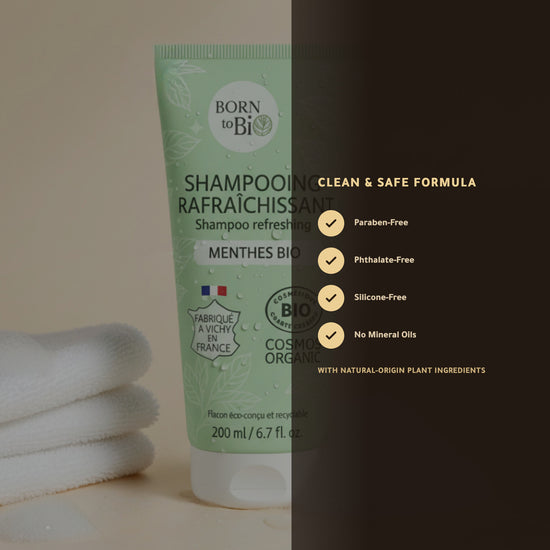 Refreshing Mint Shampoo for Oily Hair – Certified Organic | Born to Bio Vichy – slide 3