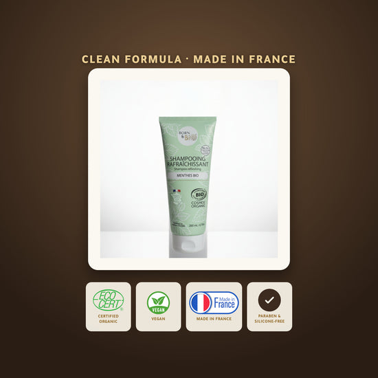 Refreshing Mint Shampoo for Oily Hair – Certified Organic | Born to Bio Vichy – slide 6
