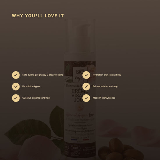Organic Rose & Argan Day Cream – Certified Organic | Born to Bio Vichy – slide 2