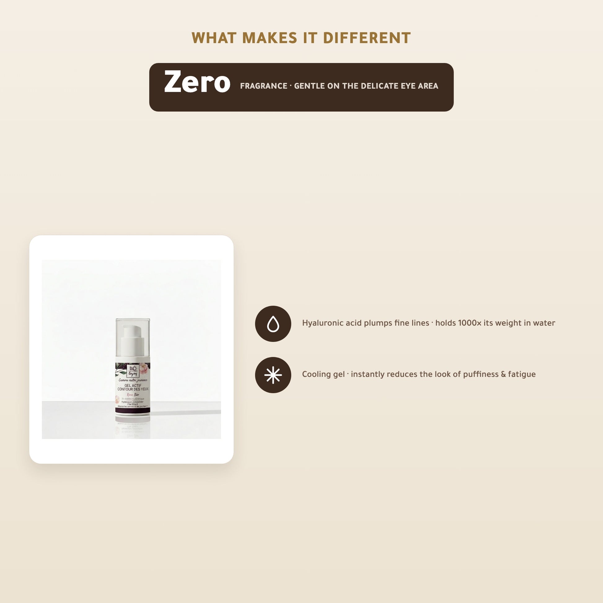 [EN] Organic Rose & Argan Eye Contour Gel – Certified Organic | Born to Bio Vichy – slide 2