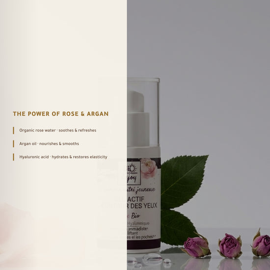 Organic Rose & Argan Eye Contour Gel – Certified Organic | Born to Bio Vichy – slide 3