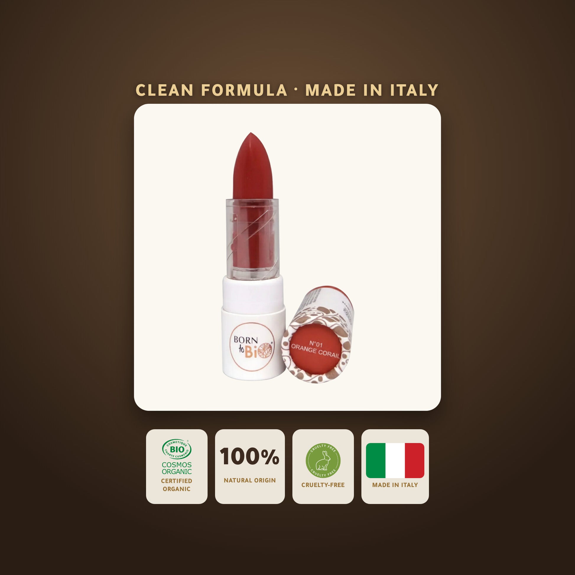 Certified Organic Shiny Lipstick – Nourishing Plant Oils | Born to Bio – slide 7