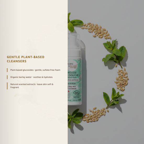 Organic Green Mint Shower Foam – Certified Organic | Born to Bio Vichy – slide 5