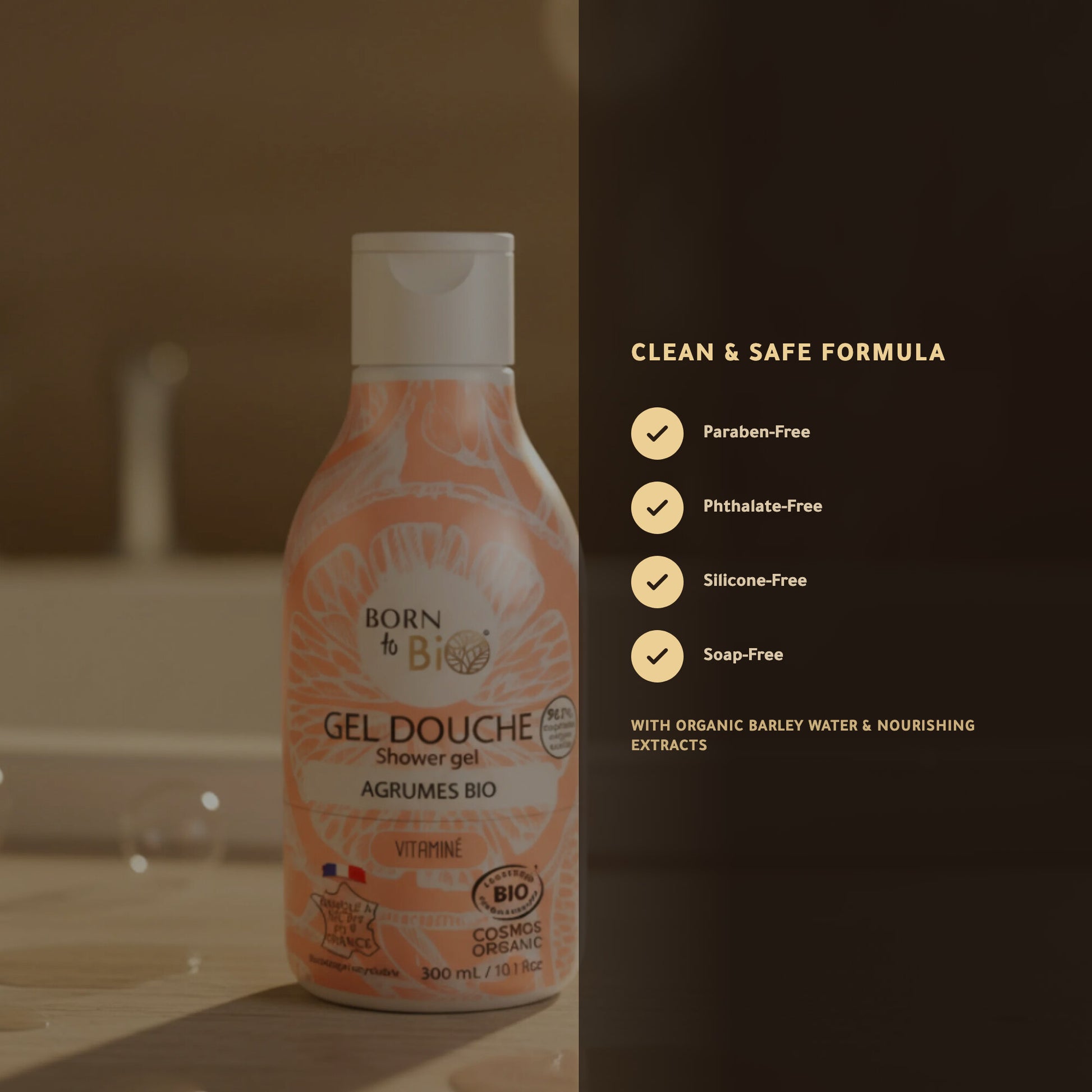 Organic Citrus Shower Gel – Certified Organic | Born to Bio Vichy – slide 4