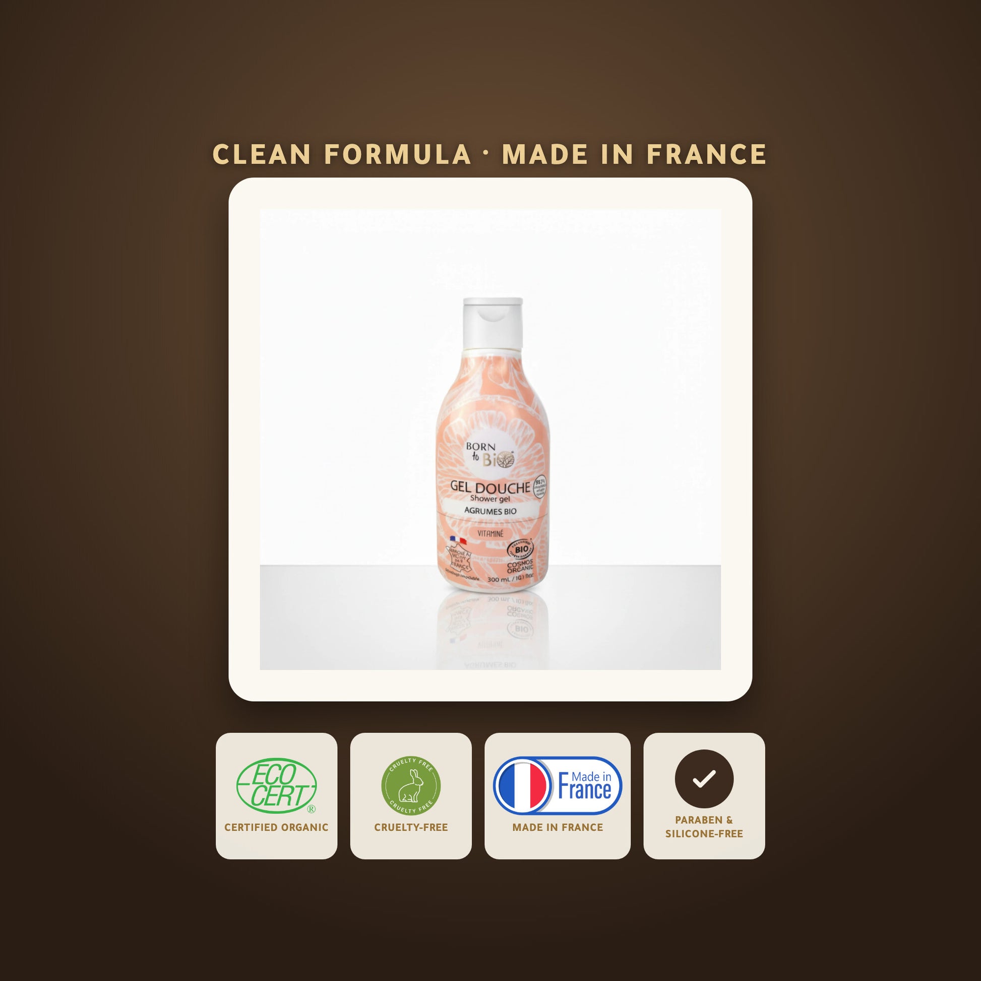 Organic Citrus Shower Gel – Certified Organic | Born to Bio Vichy – slide 7