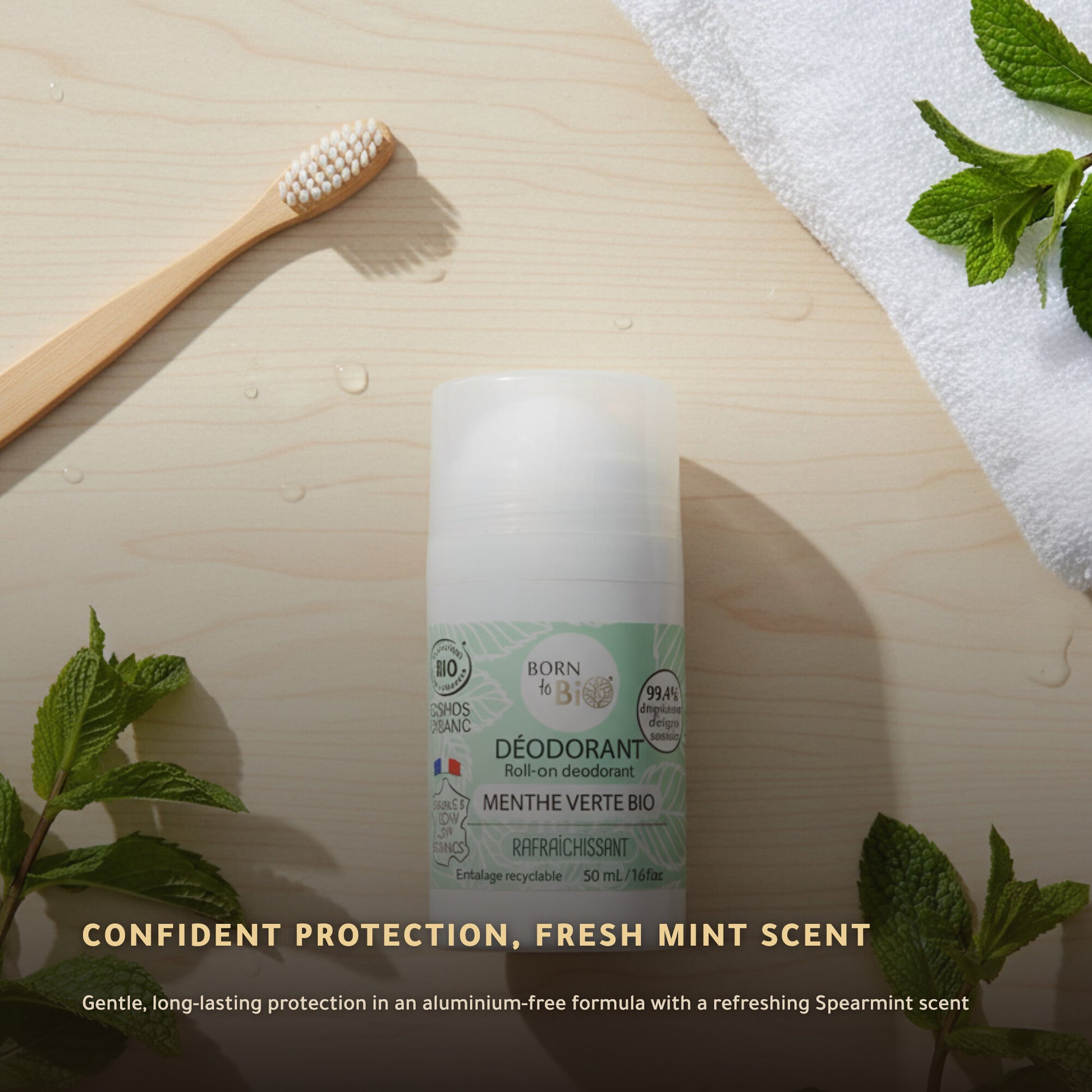Organic Spearmint Deodorant – Made in Vichy, France | Born to Bio Vichy – slide 5
