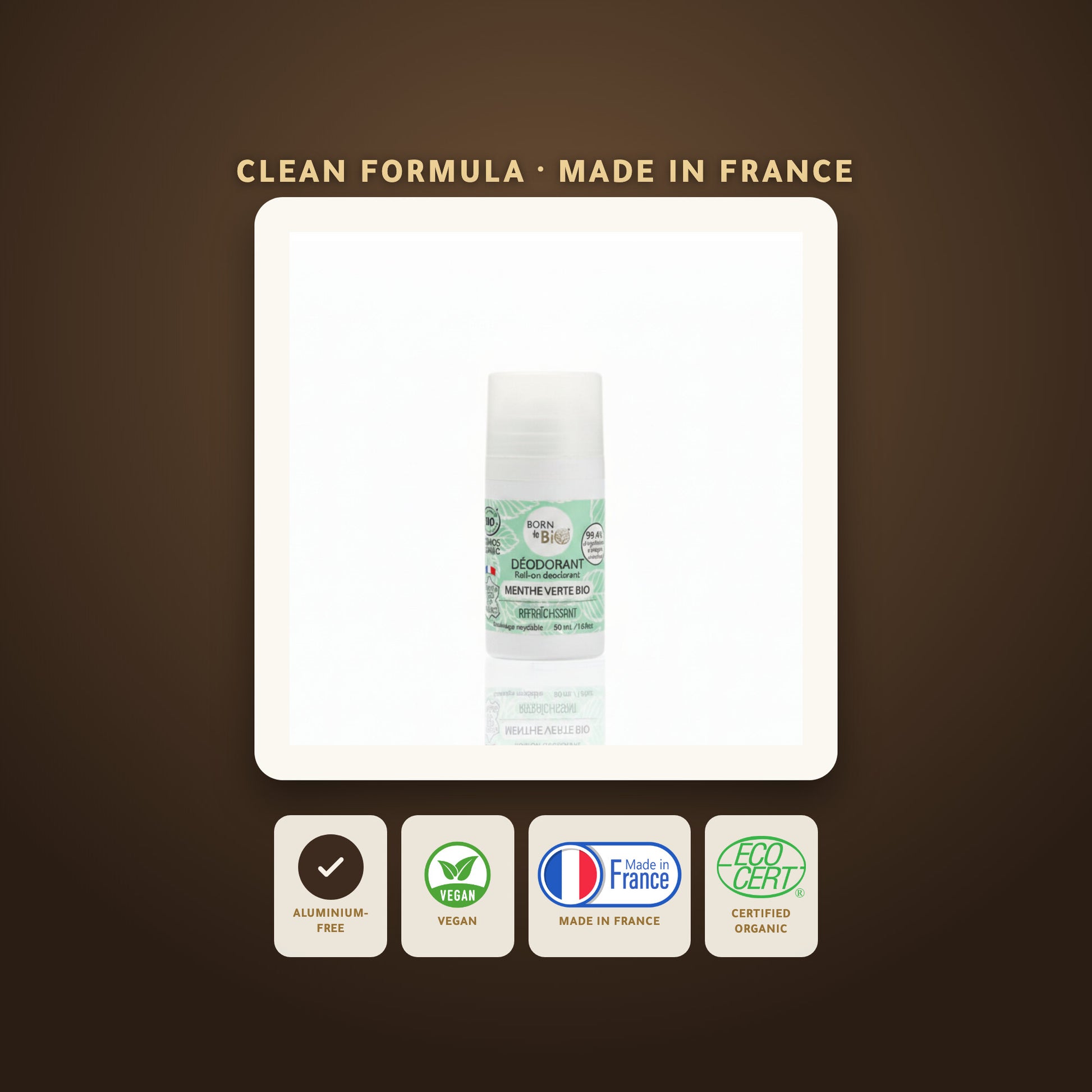 Organic Spearmint Deodorant – Made in Vichy, France | Born to Bio Vichy – slide 6
