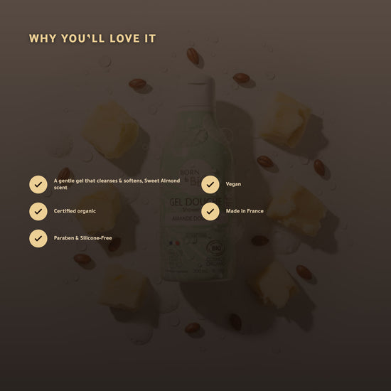 Organic Sweet Almond Shower Gel – Certified Organic | Born to Bio Vichy – slide 2