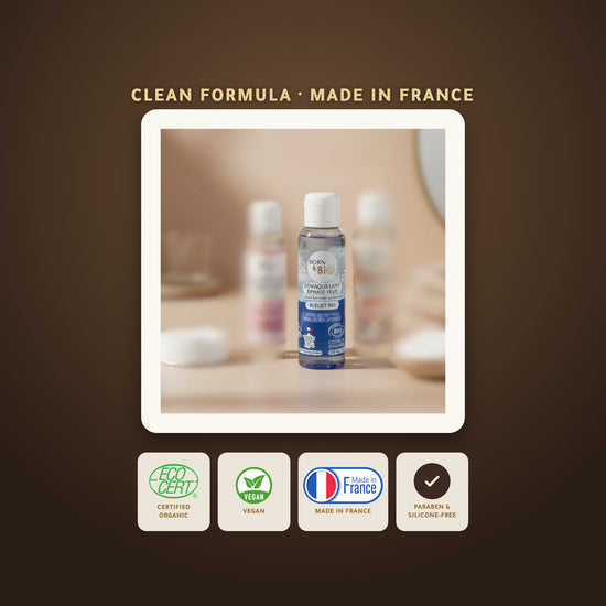 Certified Organic Waterproof Eye Makeup Remover - Born to Bio Vichy France – slide 6