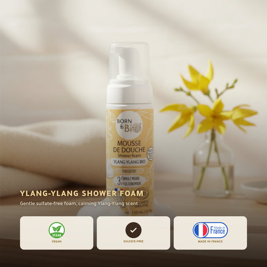 Organic Ylang-Ylang Shower Foam – Certified Organic | Born to Bio Vichy – slide 1