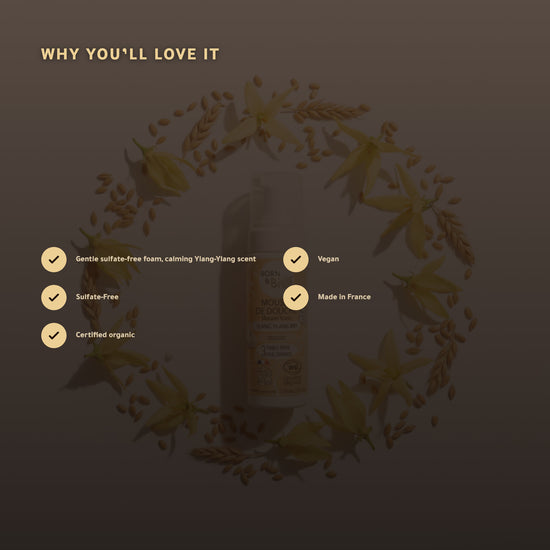 Organic Ylang-Ylang Shower Foam – Certified Organic | Born to Bio Vichy – slide 2