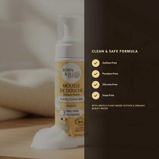 Organic Ylang-Ylang Shower Foam – Certified Organic | Born to Bio Vichy – slide 3