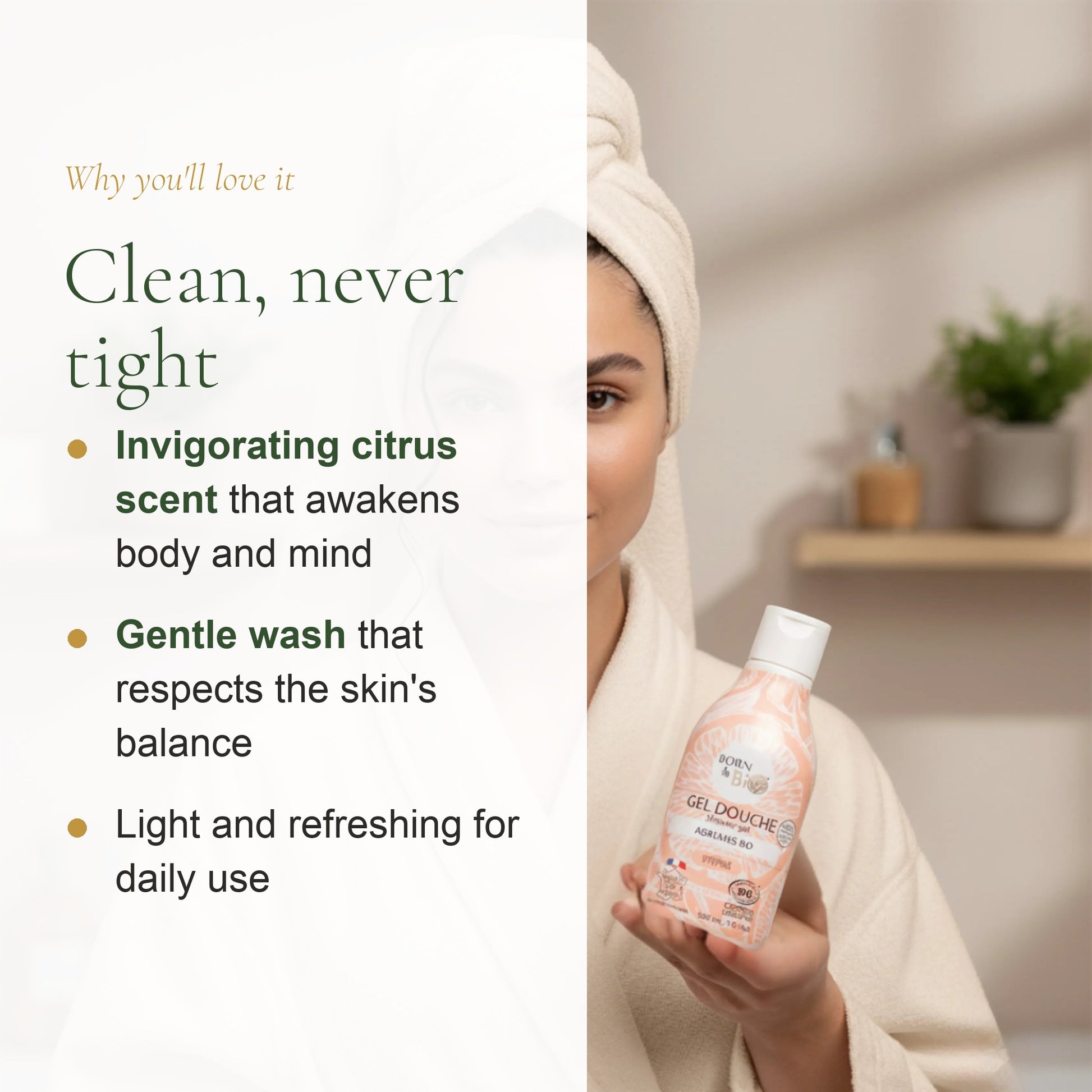 Organic Citrus Shower Gel – slide 2