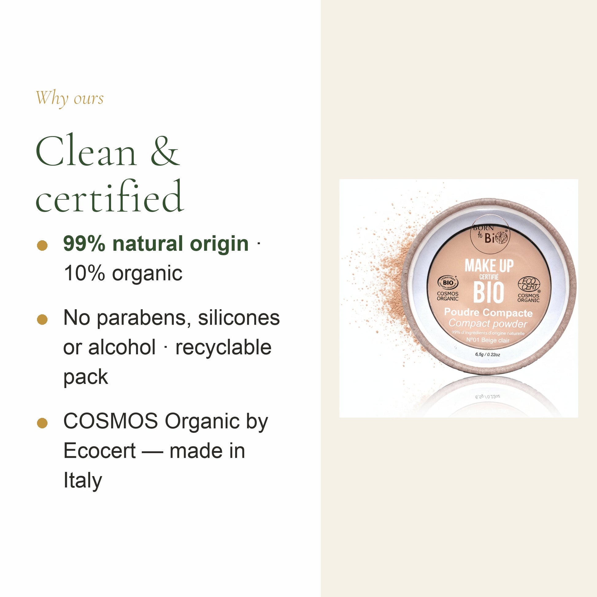 Organic Compact Powder – French Formula – slide 4