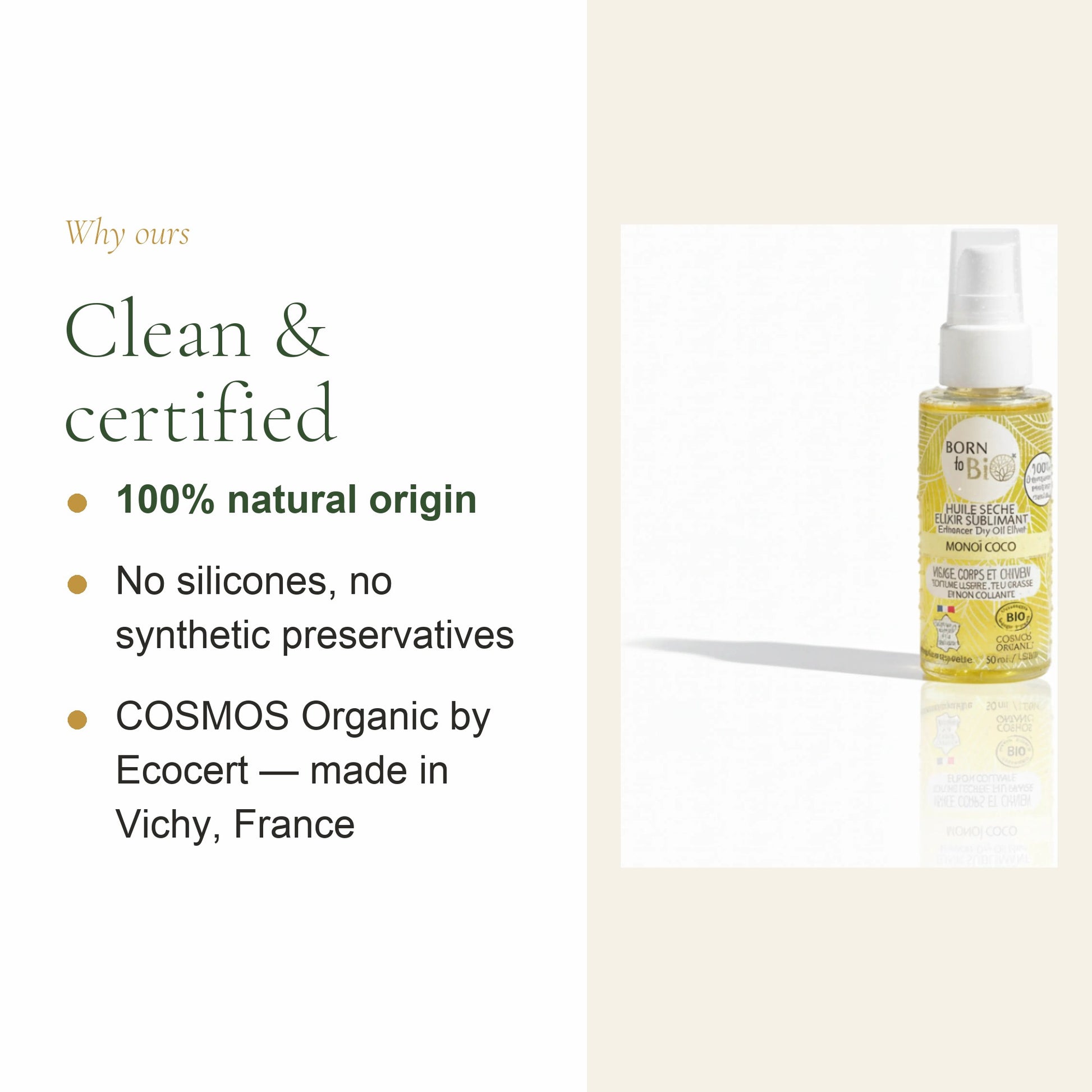 Organic Dry Oil – Sublime Monoï Coco Elixir – slide 4