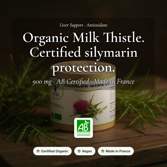 [EN] Organic Milk Thistle Supplement – Liver Support Antioxidant – AB Certified Made in France | Pure n' Bio