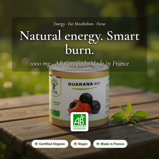 [EN] Organic Guarana Supplement – Natural Energy & Fat Metabolism – AB Certified Made in France | Pure n' Bio