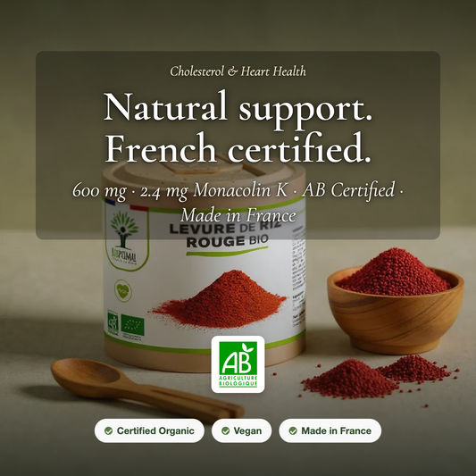 [EN] Red Yeast Rice Supplement – Cholesterol & Heart Health – Organic Supplement Made in France | Pure n' Bio