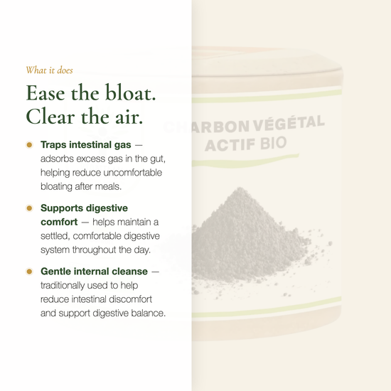 Activated Charcoal – Traps Intestinal Gas & Supports Digestive Comfort | Pure n' Bio