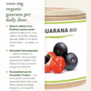 1000mg Organic Guarana Daily Dose – Paullinia Cupana Natural Caffeine Thermogenesis – AB Certified | Pure n' Bio