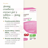 360mg Cranberry Extract per 2 Tablets – Proanthocyanidins PACs AB Certified | Pure n' Bio