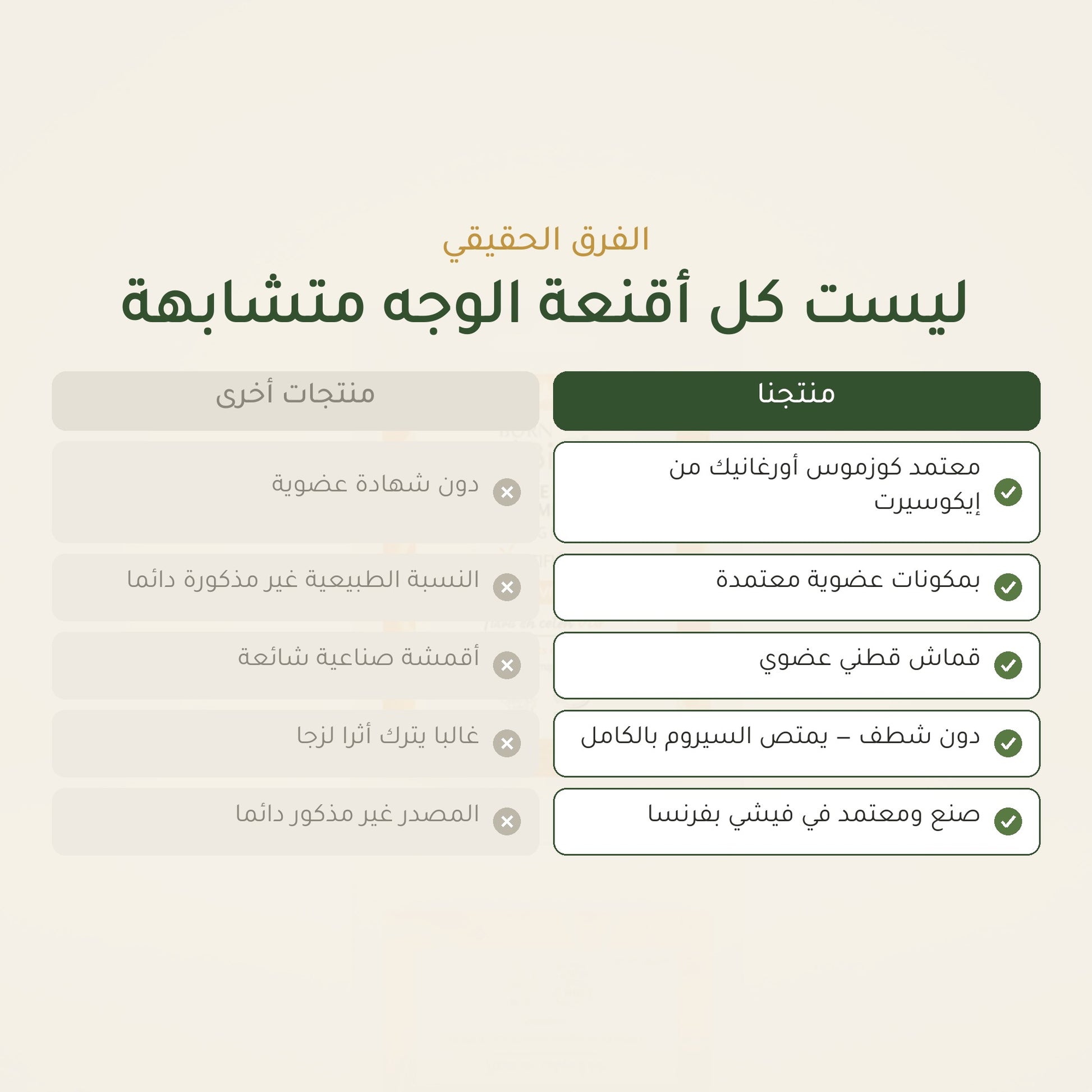 قناع وجه منشّط بالقطن – مُعتمد عضويًا | بورن تو بيو فيشي – شريحة 5