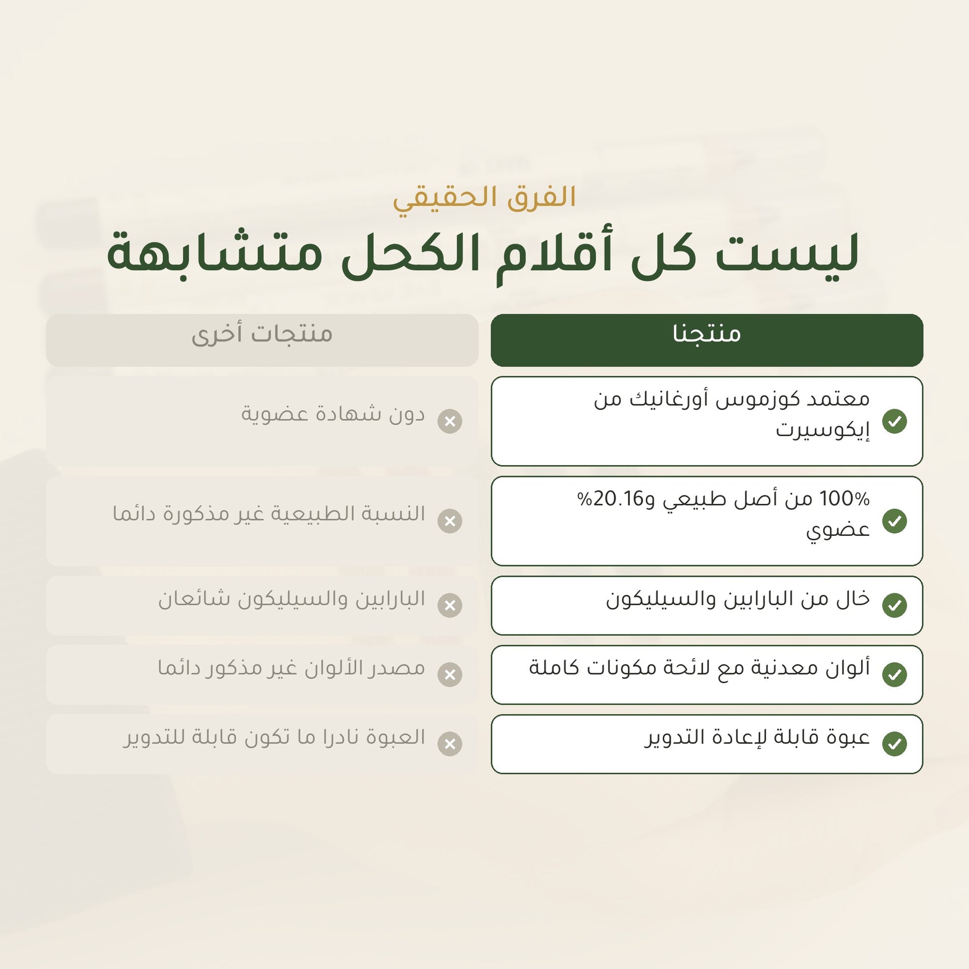 قلم كحل عيون عضوي – تركيبة فرنسية | بورن تو بيو فيشي – شريحة 5