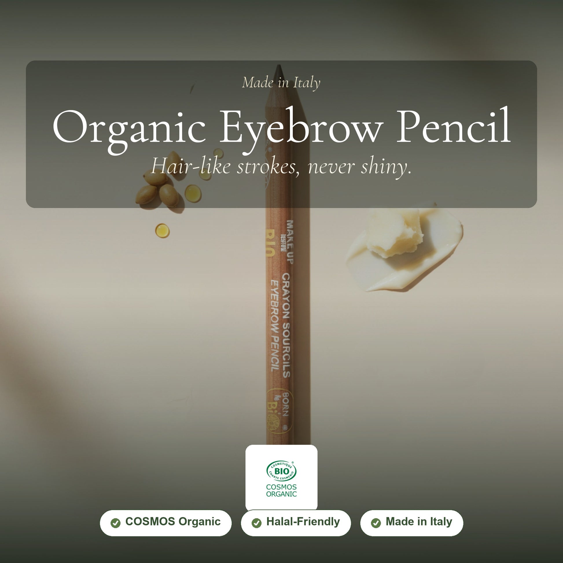 Organic Eyebrow Pencil – French Formula – slide 1