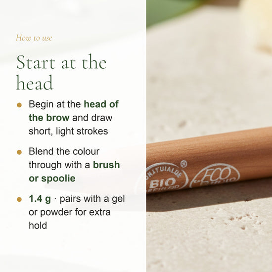 Organic Eyebrow Pencil – French Formula – slide 6