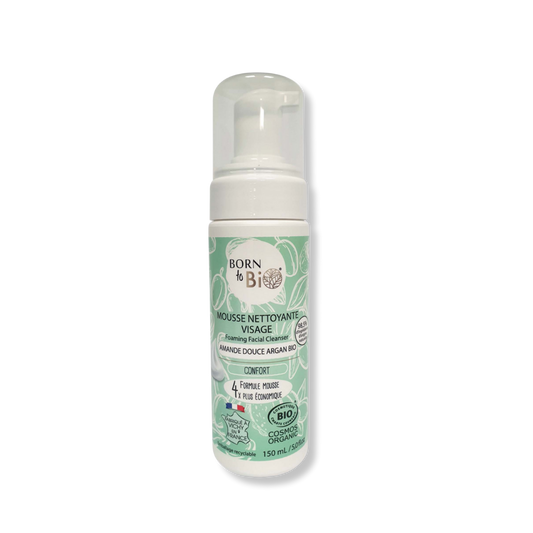 Argan Sweet Almond Face Organic Cleansing Foam - Pure n' Bio