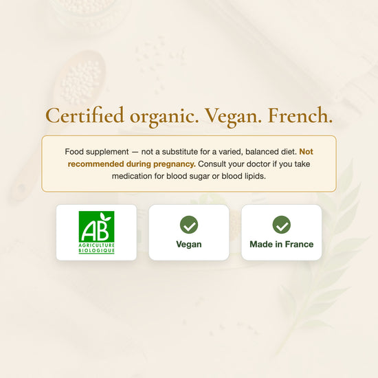Fenugreek Supplement – AB Organic Certified Vegan French Supplement – Made in France | Pure n' Bio