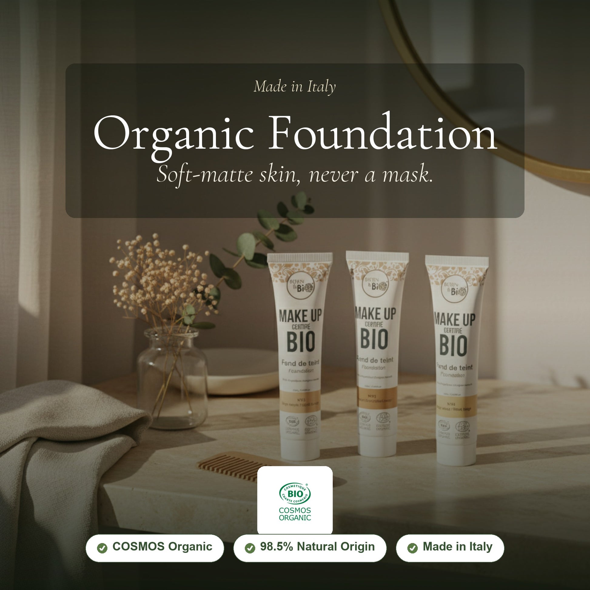 Organic Foundation – French Formula – slide 1