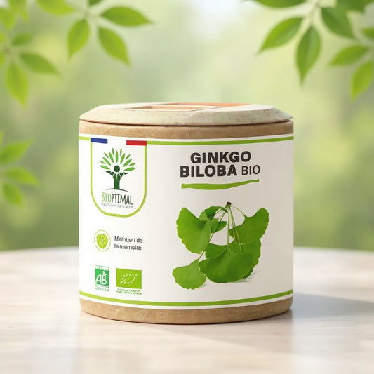 Organic Ginkgo Biloba Supplement | Supports Memory & Circulation | Made in France