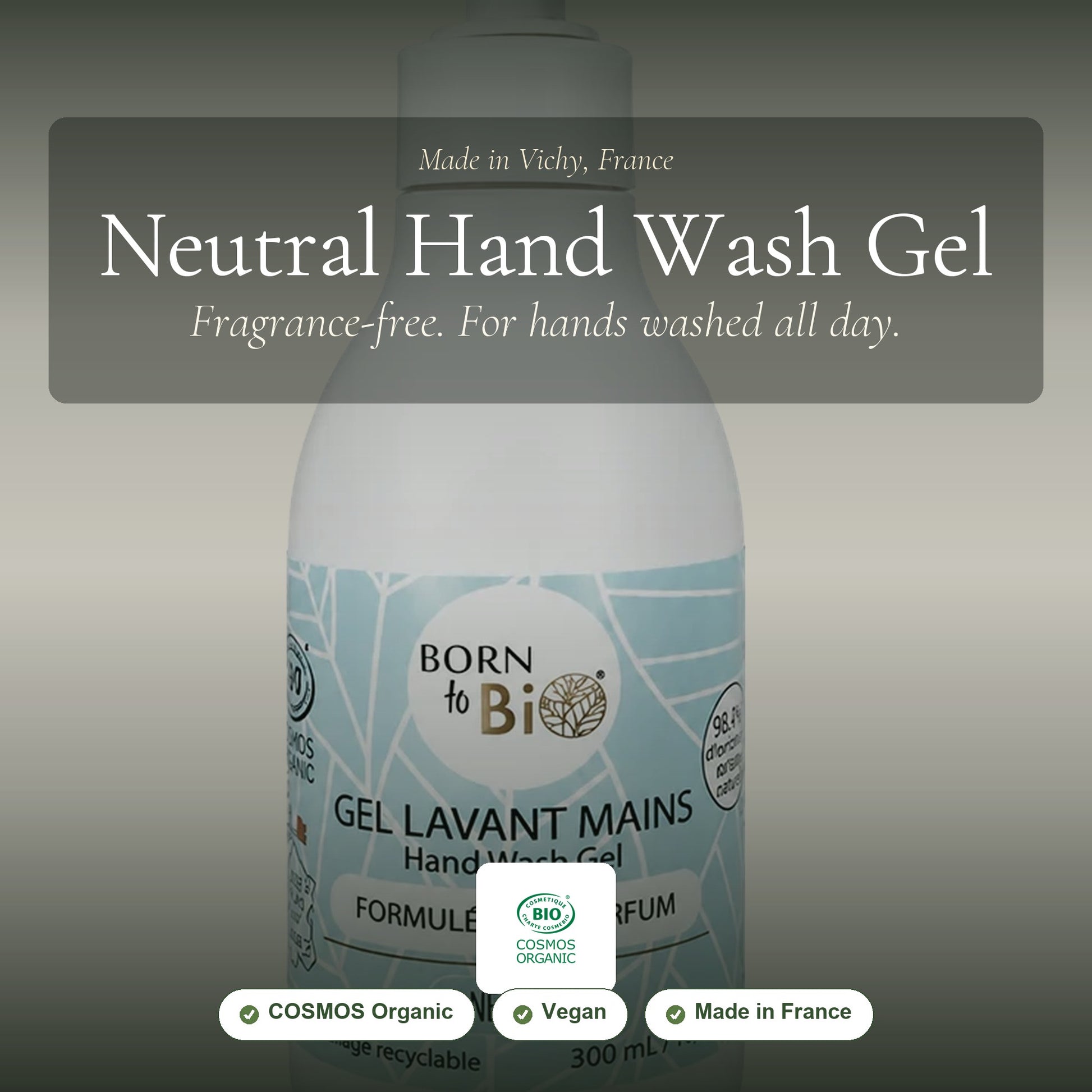 Neutral Hand Wash Gel – Fragrance-Free – slide 1