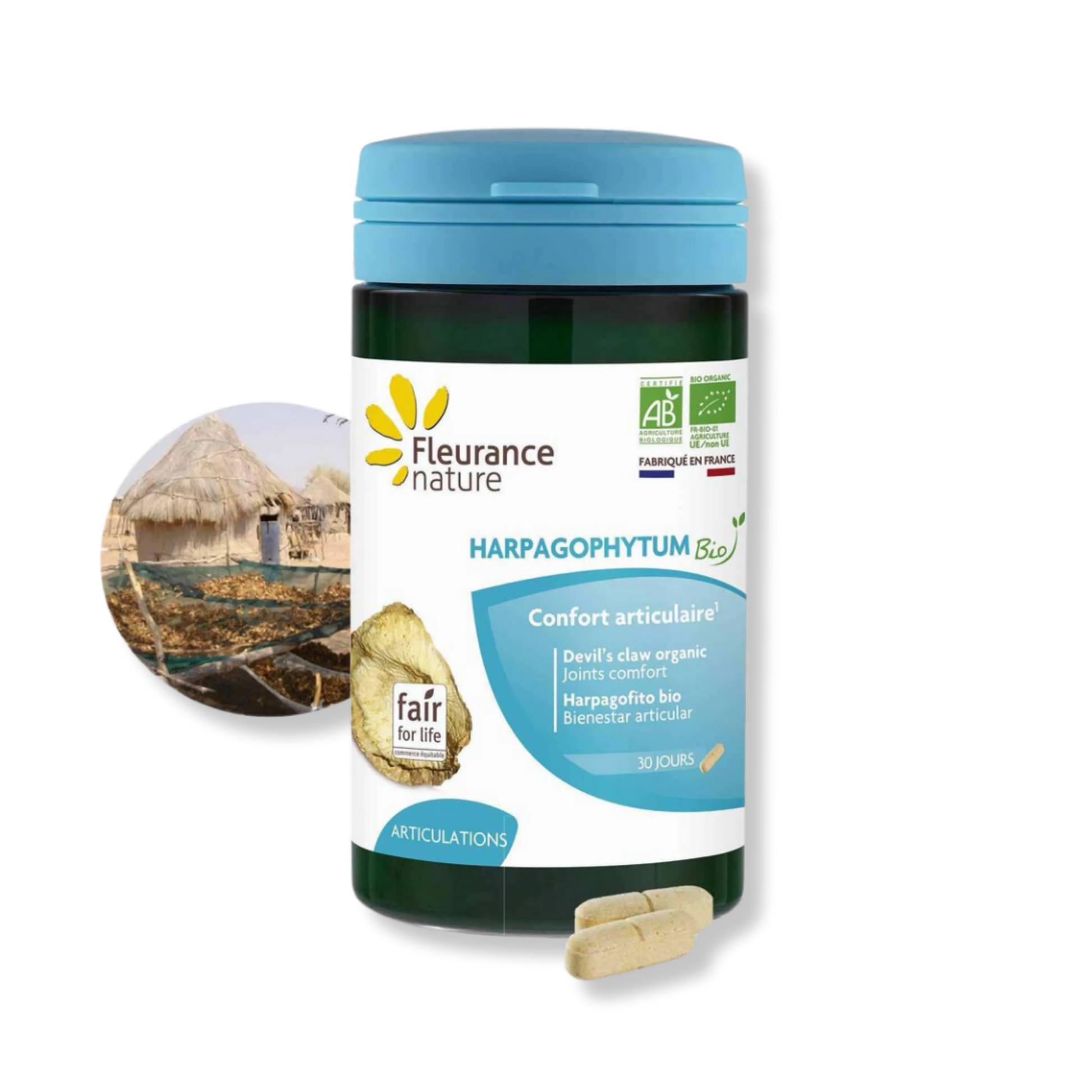 Harpagophytum organic Food Supplement For Joint and Bone Support - Pure n' Bio