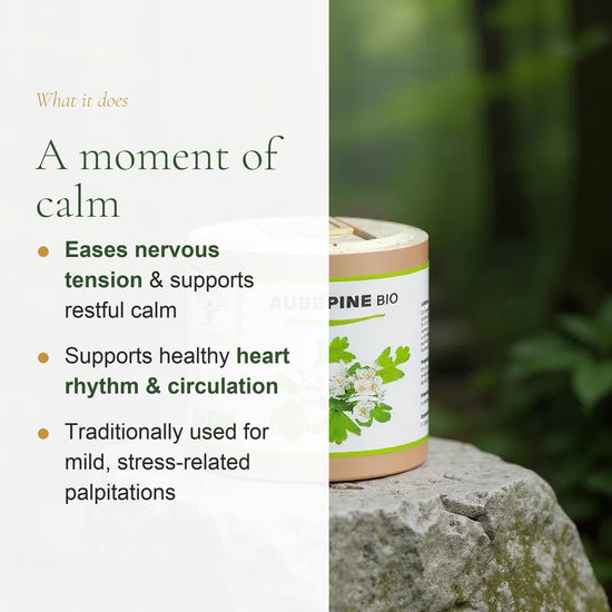 Organic Hawthorn Benefits – Eases Nervous Tension, Supports Healthy Heart Rhythm & Circulation