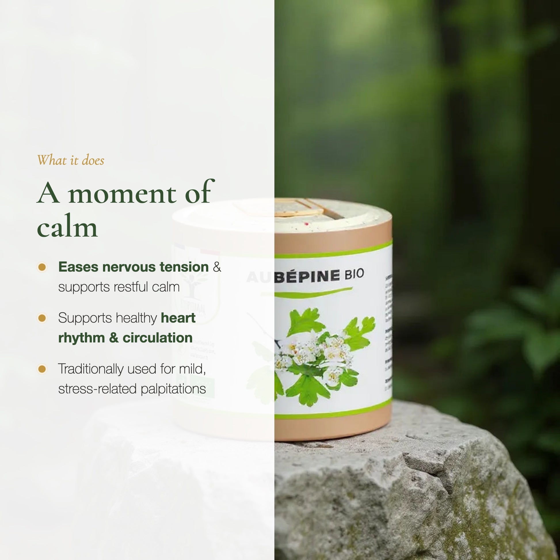 Organic Hawthorn relaxation & heart supplement (slide 2)