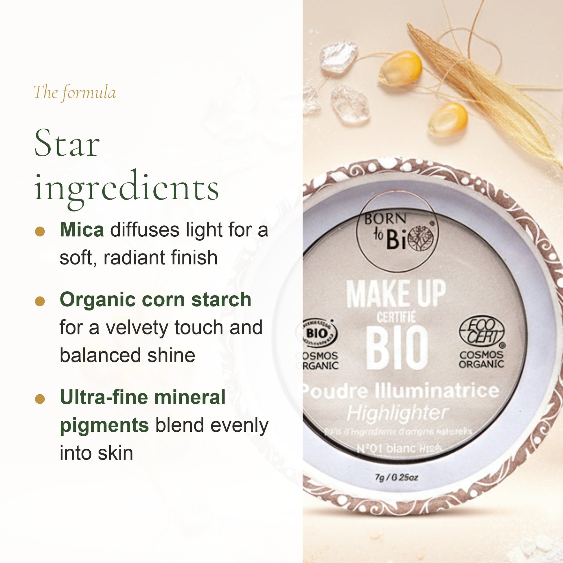 Organic Highlighter Powder – French Formula – slide 3