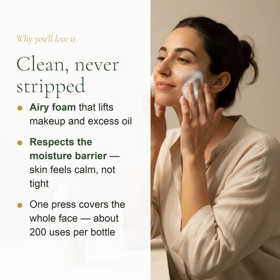 Organic Honey & Calendula Foaming Face Cleanser – slide 2