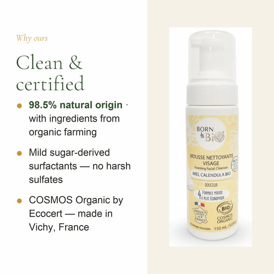Organic Honey & Calendula Foaming Face Cleanser – slide 4