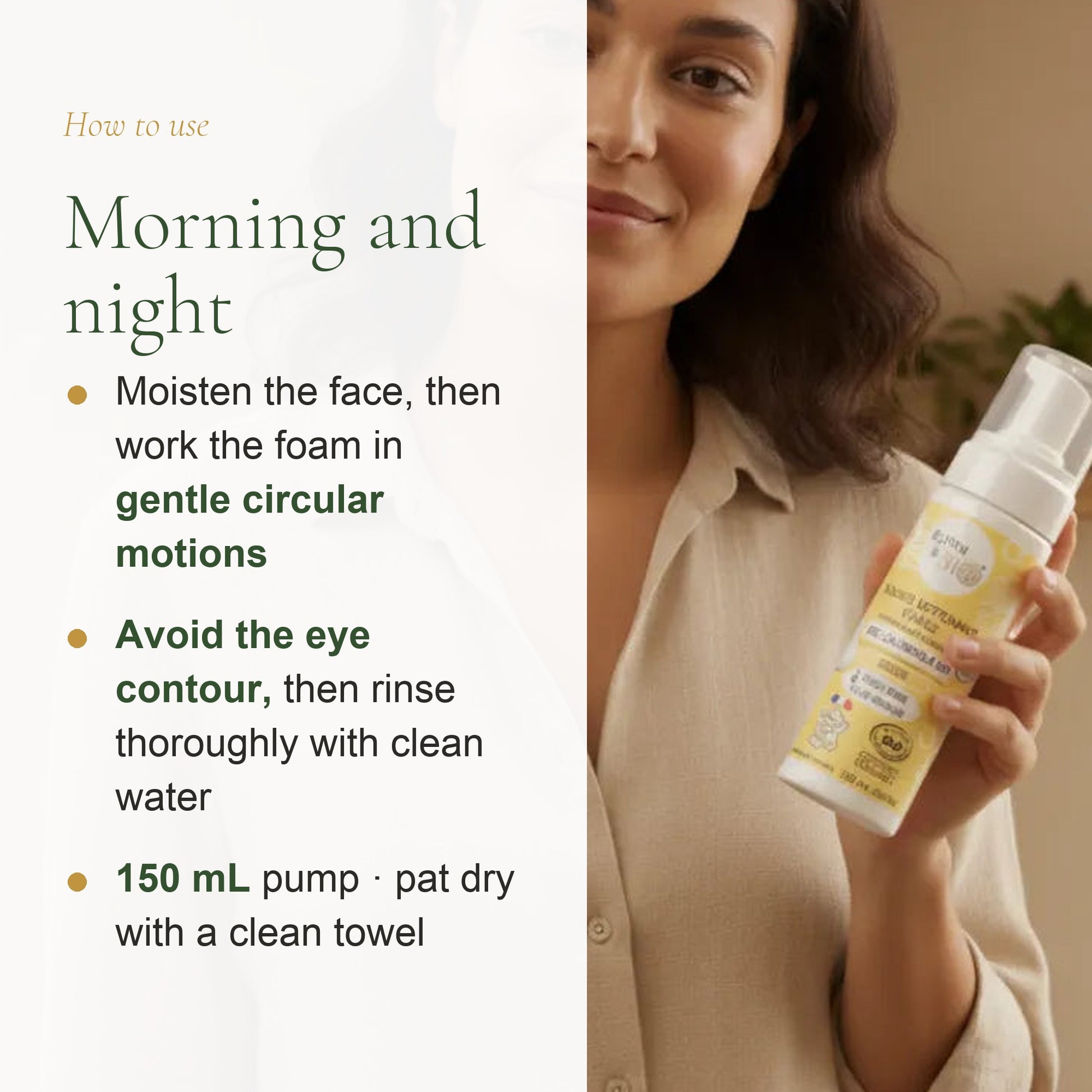 Organic Honey & Calendula Foaming Face Cleanser – slide 6