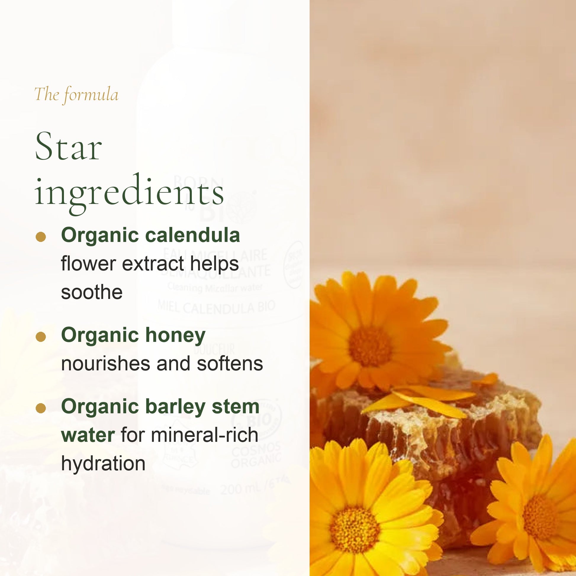 Organic Honey & Calendula Micellar Water – slide 3