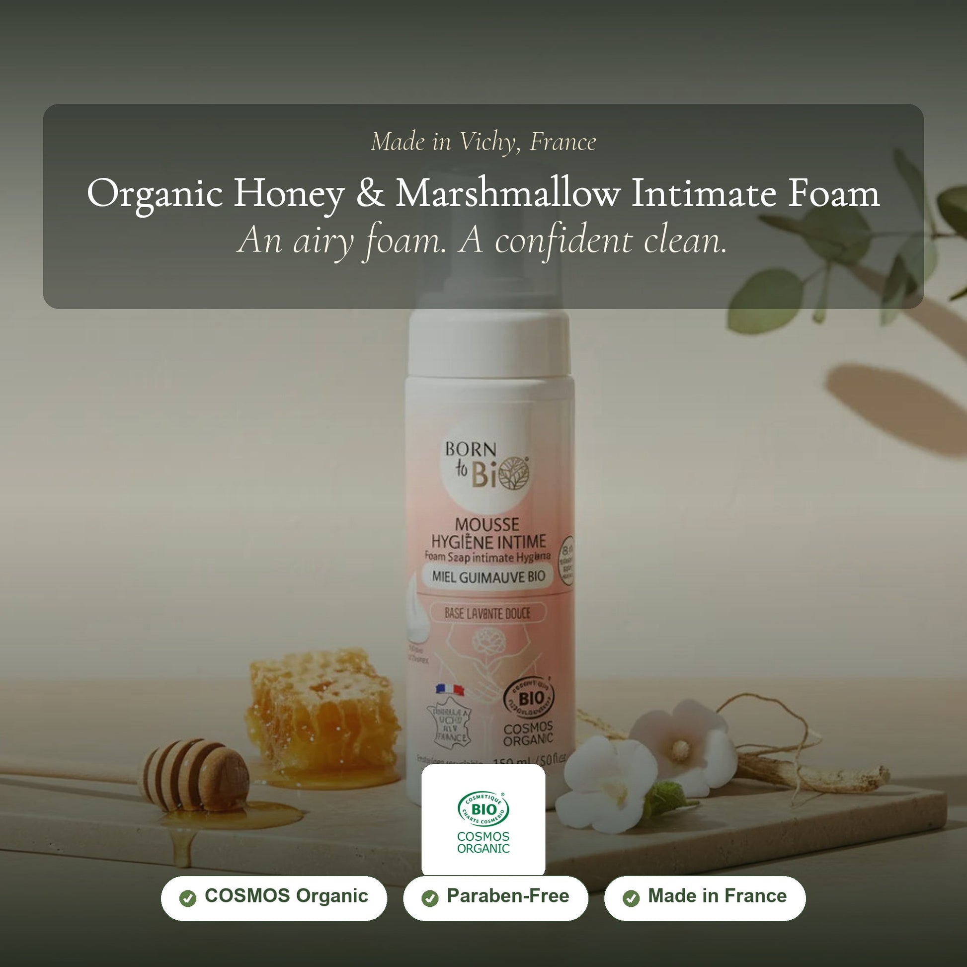 Organic Honey & Marshmallow Intimate Foam – slide 1