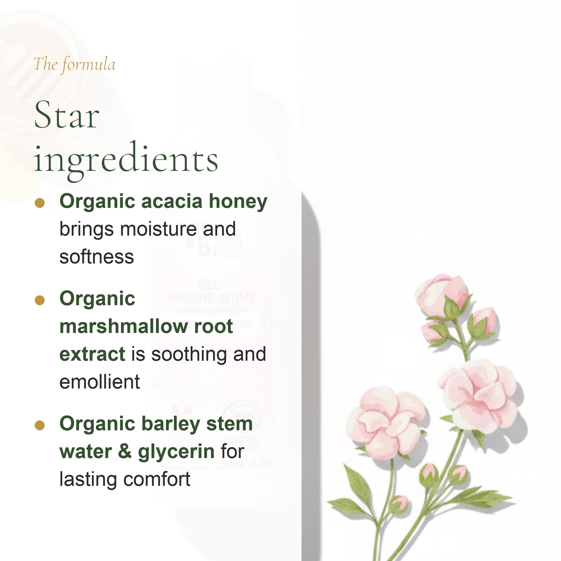 Organic Honey & Marshmallow Intimate Wash Gel – slide 3