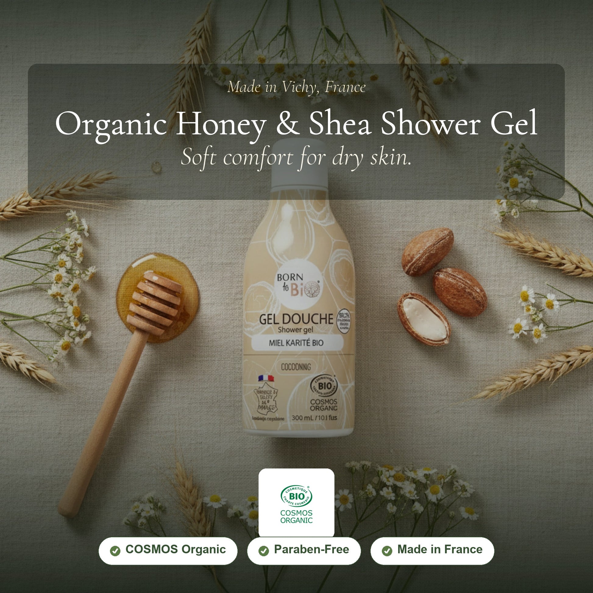 Organic Honey & Shea Shower Gel – slide 1